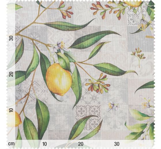 Baumwoll-Stoff "Limonero", Acryl beschichtet
