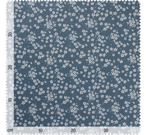Baumwoll-Stoff "Milflores", Acryl beschichtet