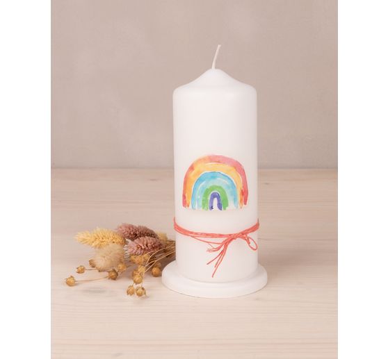 Wachsmotiv "Regenbogen"