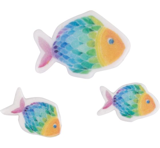 Wachsmotiv "Regenbogen Fische"