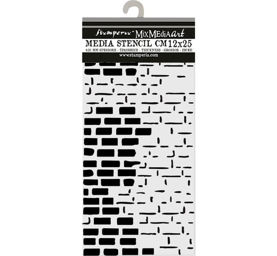 Stencil "Art of Travelling", Bricks