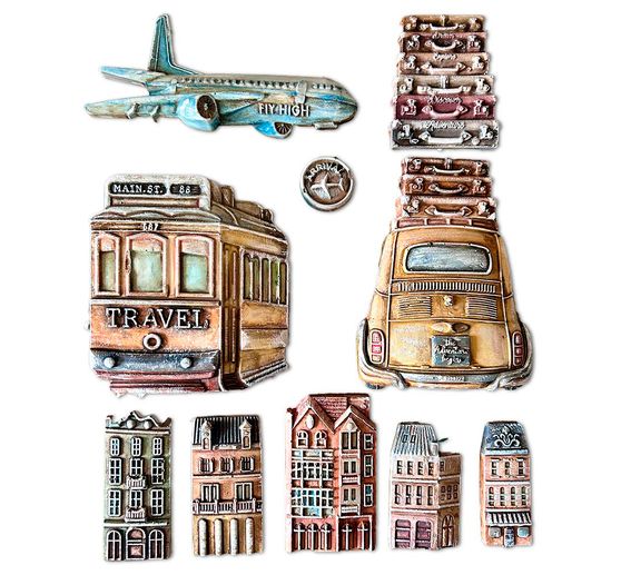 Gießform "Art of Travelling", Transports