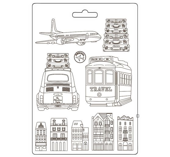 Gießform "Art of Travelling", Transports