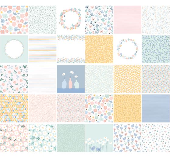 Scrapbook-Block "Sweet Garden"