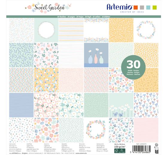Scrapbook-Block "Sweet Garden"