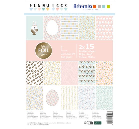 Papier-Block "Funny Eggs"