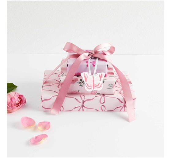 Bastelpapier-Block "La Vie En Rose"