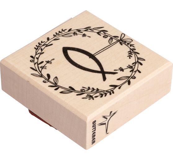 BUTTERER Stempel "Festtagskranz mit Fisch"