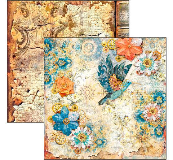 Scrapbook-Papier "Esprit de Voyage"
