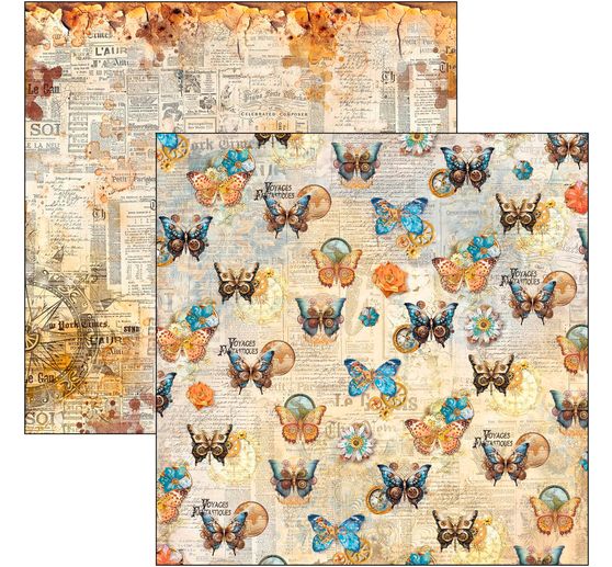 Scrapbook-Papier "Esprit de Voyage"