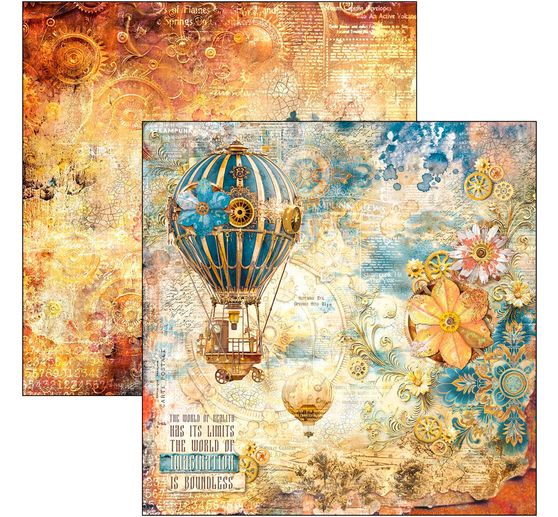 Scrapbook-Papier "Esprit de Voyage"