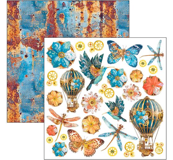 Scrapbook-Papier "Esprit de Voyage"
