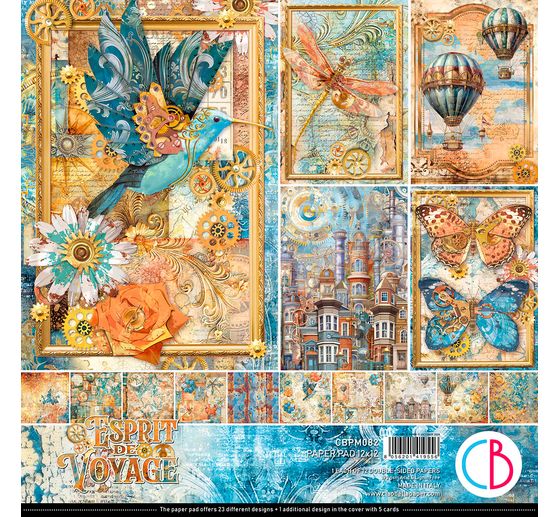 Scrapbook-Papier "Esprit de Voyage"