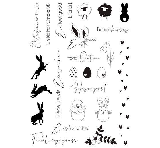 VBS Silikonstempel "Happy Easter"