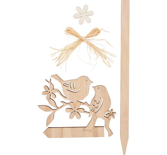 VBS Holz-Stecker "Vögel"