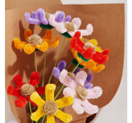VBS Chenilledraht "Farbenmix", 30 cm, 20er-Set