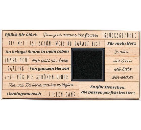 XL Stempel-Set "Poesiealbum"