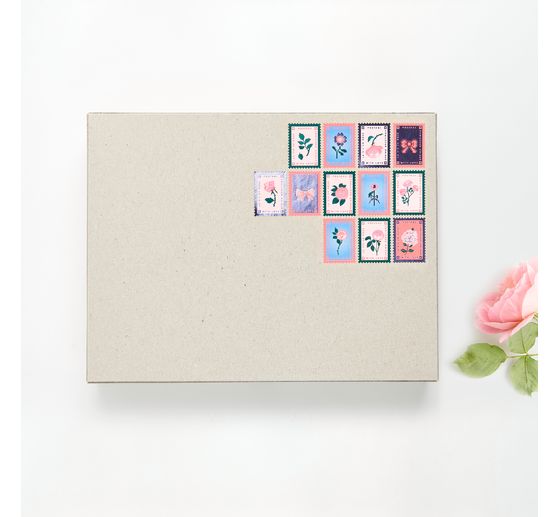 Stickerrolle "Briefmarken"