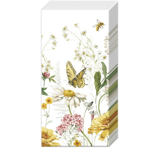 Papiertaschentücher "Wildflower and Butterfly"
