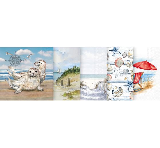 VBS Servietten-Set "Strand und Meer"