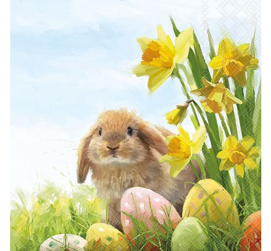 Serviette "Hase Fluffy"