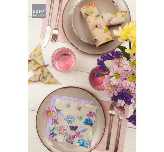 Serviette "Frühlingstreffen"