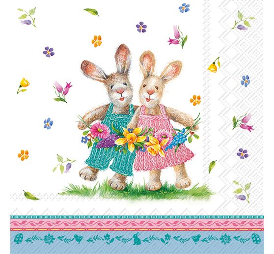 Serviette "Frühlingstanz"