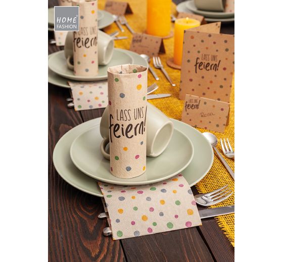 Serviette "Lass uns feiern"
