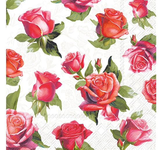 Serviette "Elegant Roses"