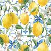 Serviette "Mediterrane Zitronen"