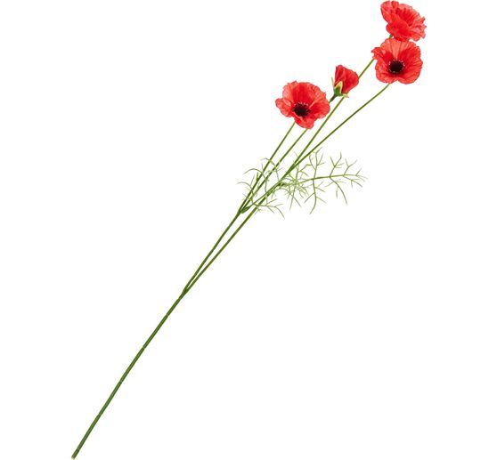 Mohn-Pick mit 4 Blüten
