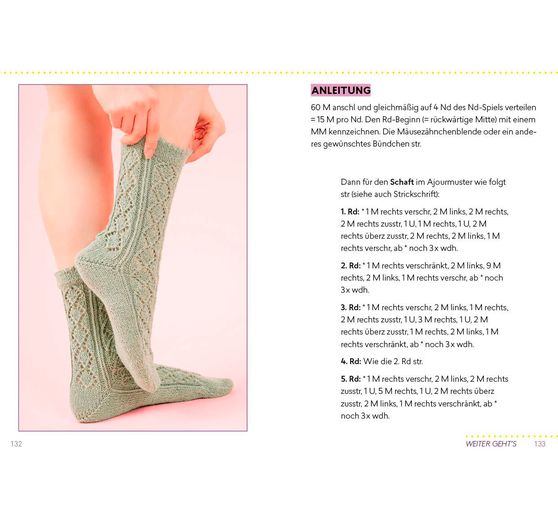 Buch "Auf die Socke, fertig, los! Die kleine Strickschule für unterwegs"