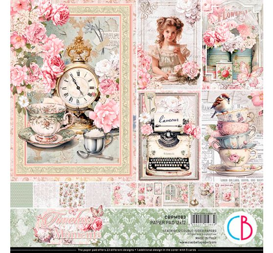 Scrapbook paper "Timeless Moments"