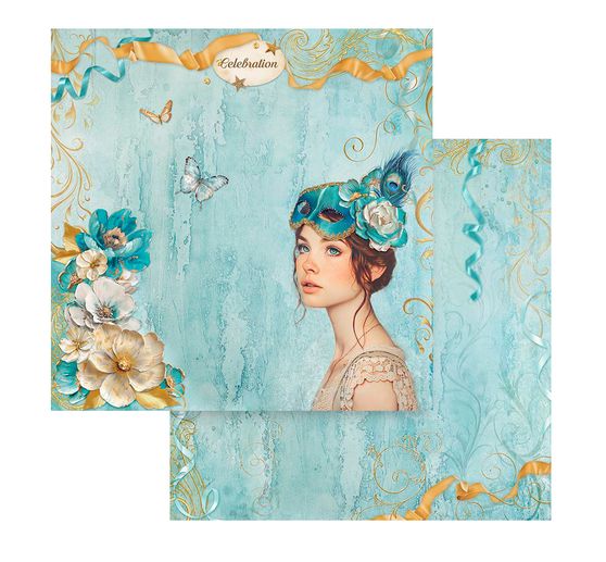 Scrapbook-Block "Masquerade"