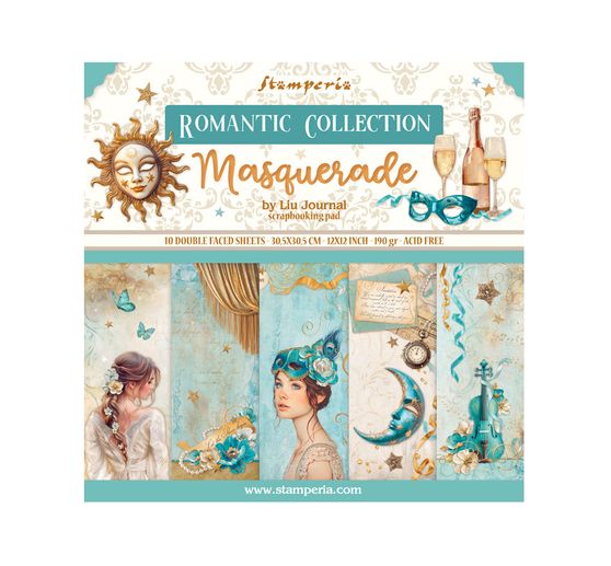 Scrapbook-Block "Masquerade"