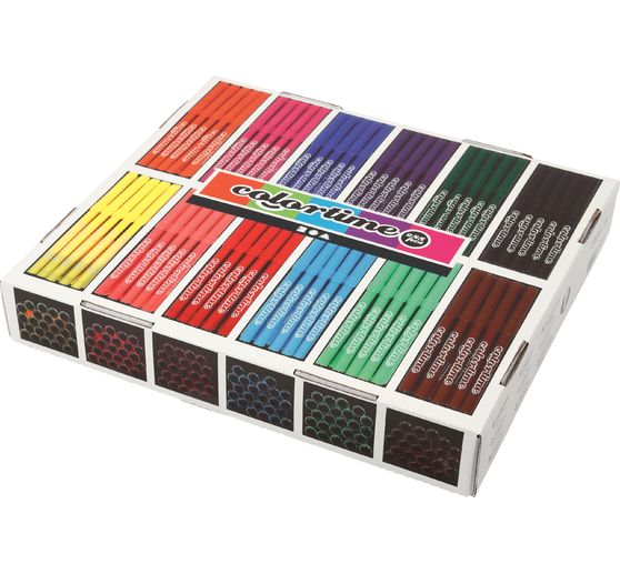 Colortime Marker, Sortiert, 12 Farben à 24 Stück