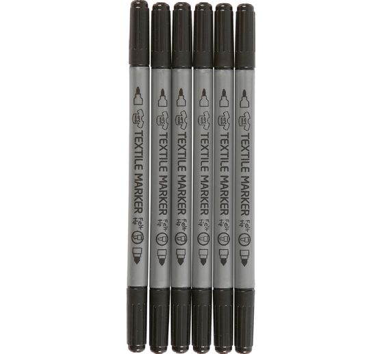 Stoffmalstifte "Schwarz"