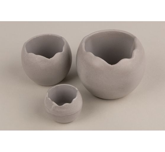 Silikon Gießform "Vase Wellenrand"