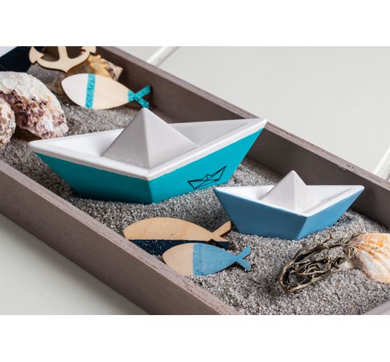 Silikon Gießform "Origami Boote"