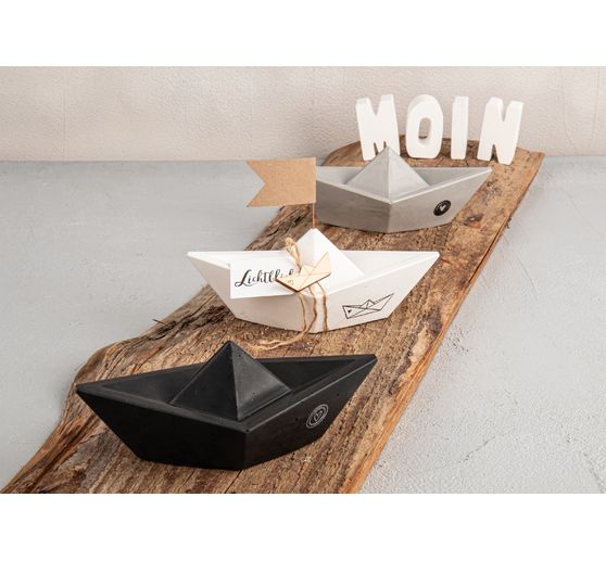 Silikon Gießform "Origami Boote"