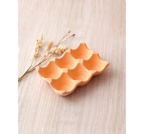 Silikon Gießform "6er Eierpalette"