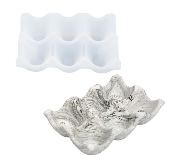 Silikon Gießform "6er Eierpalette"