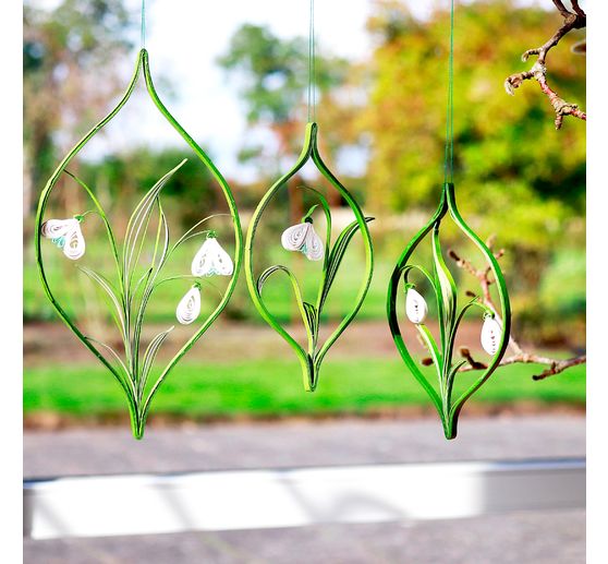 Quilling-Set "Schneeglöckchen"
