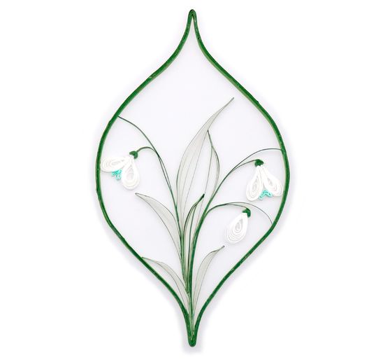 Quilling-Set "Schneeglöckchen"
