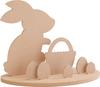 Holz-Steckmotiv "Hase im Osternest"