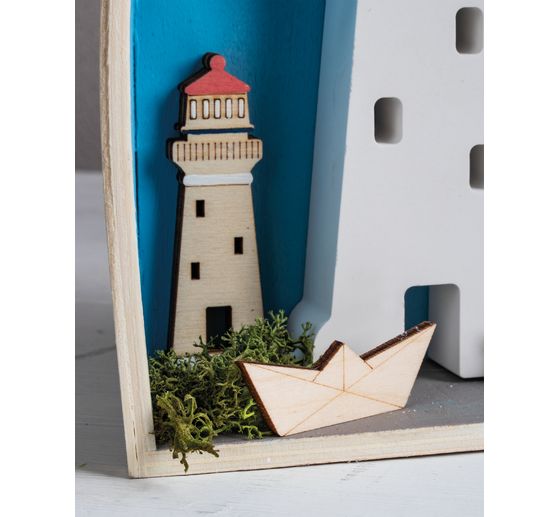 Holz Streuteile "Leuchtturm & Co"