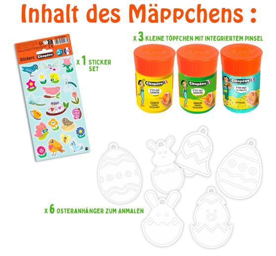 Cléopâtre Bastelmal-Set "Ostern"