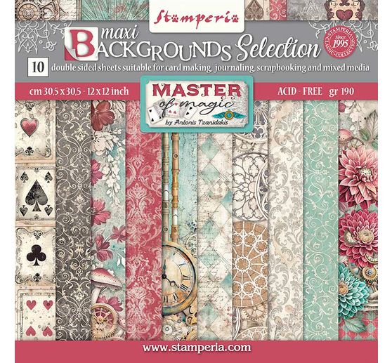 Scrapbook-Block "Master of Magic - Backgrounds"