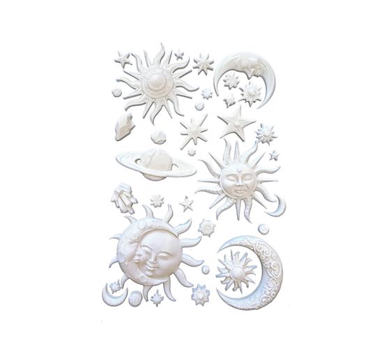 Silikon Gießform "Sun & Moon"