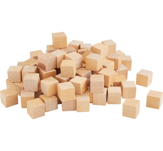 VBS Mini-Holzwürfel, 100 Stück